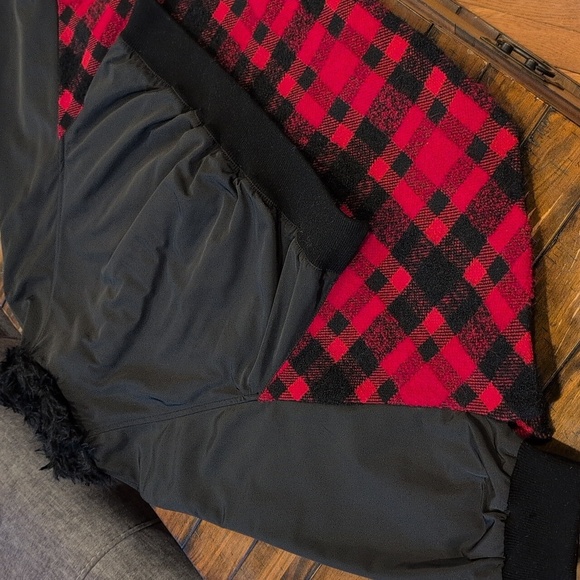 Thakoon Buffalo Plaid Cape Back Jacket - Picture 11 of 14